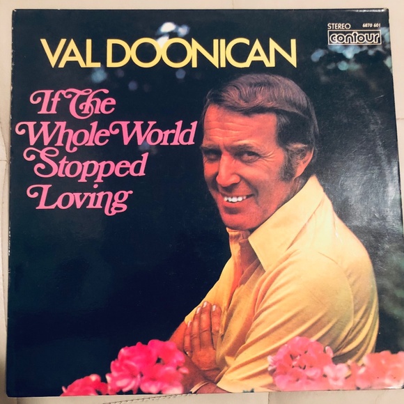 1970 UK LP Val Dominican: IF THE WHOLE WORLD STOPPED LOVING - Picture 1 of 9